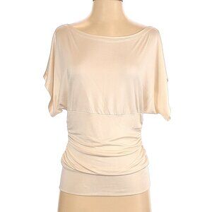 White House Black Market Cream Silk Top